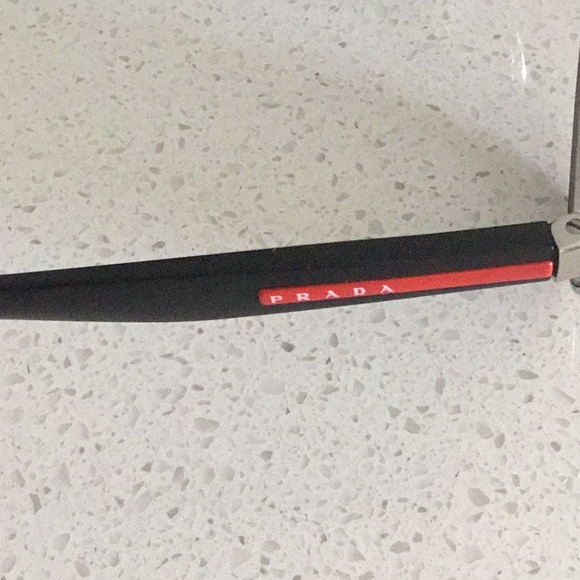 Prada Black Aviator Sunglasses with Case - Picture 3 of 8